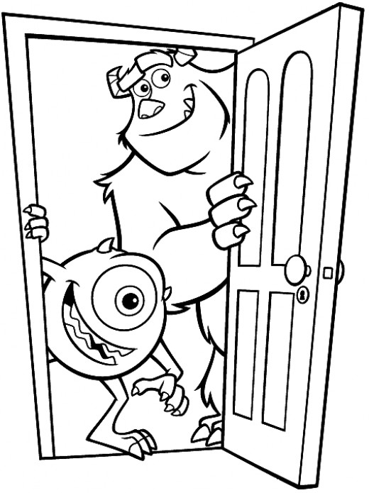 Fun Coloring Pages: Monster Inc Coloring Pages