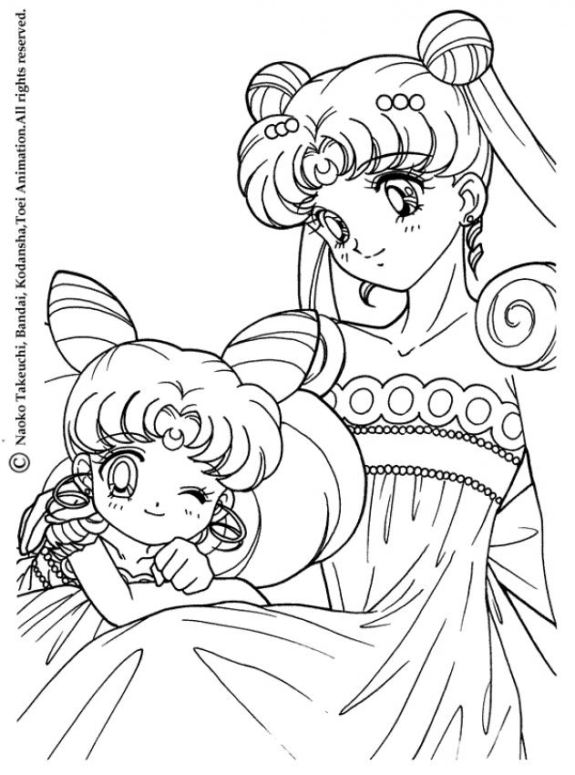 Cartoons Coloring Pages Sailor Moon Coloring Pages