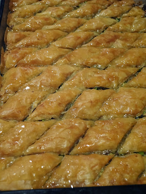 diamond cut in baklava recipe