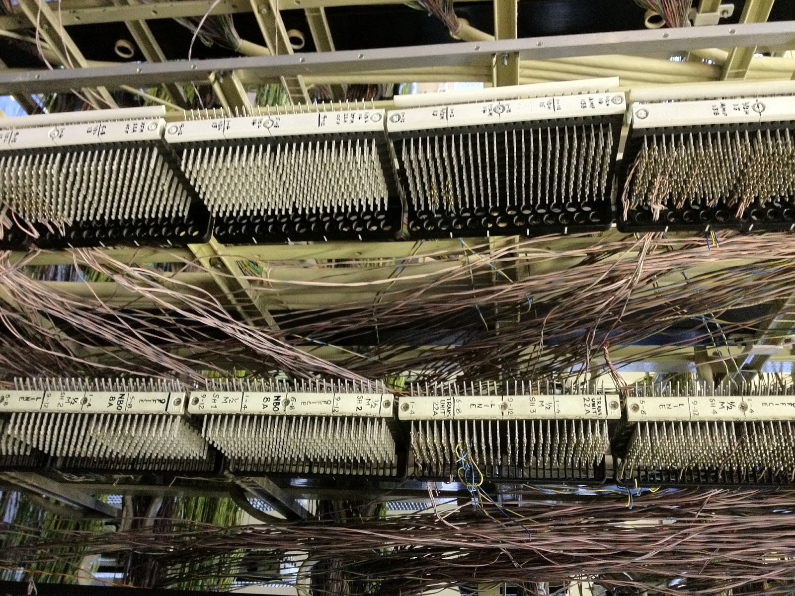 Richard Alpagot's blog. Visit to a BT telephone exchange (CO)