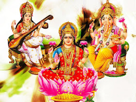 Hindu God Wallpapers Gallery: Ganesh Laxmi Saraswati HD Wallpapers