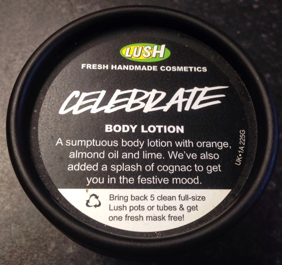 All Things Lush UK Celebrate Body Lotion