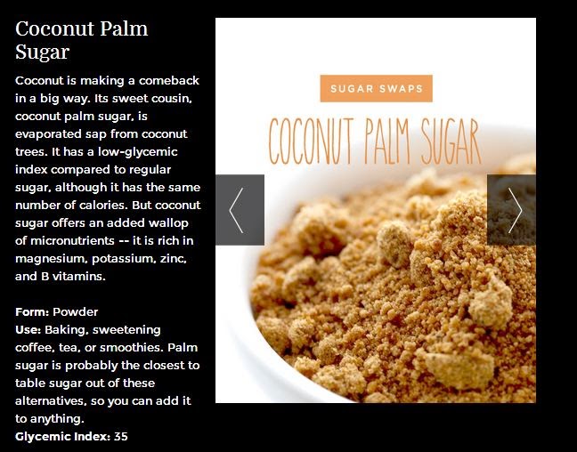 MARIETTE'S BACK TO BASICS {Coconut Palm Sugar with Glycemic Index 35}