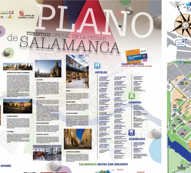 Plano Turístico Salamanca