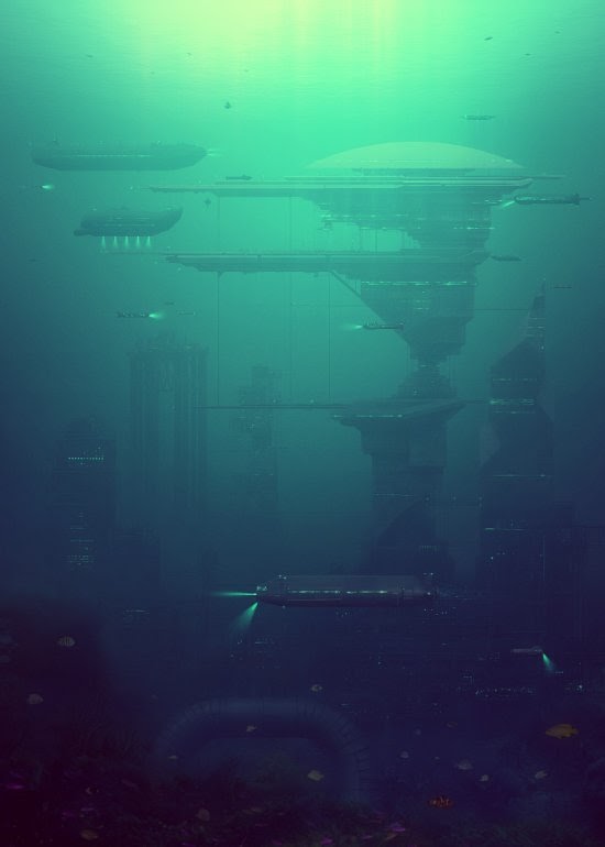 As incríveis ilustrações/foto-manipulações futuristas de Evgeny Kazantsev Evgeny Kazantsev ilustrações foto-manipulações ficção futurista
