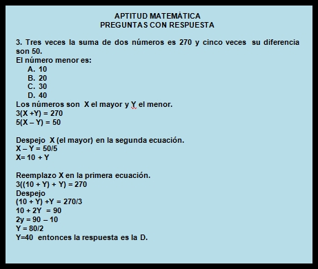 PROBLEMAS DE MATEMATICAS RESUELTOS: APTITUD MATEMÁTICA461 PROBLEMAS DE MATEMATICAS RESUELTOS: APTITUD MATEMÁTICA461