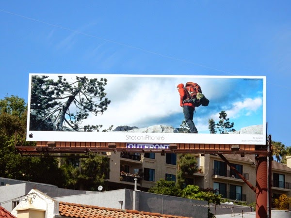 Shot on iPhone 6 Julian B hiking billboard Shot on iPhone 6 Julian B hiking billboard