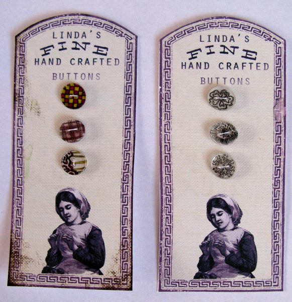 LinsArt Handmade Buttons and Book