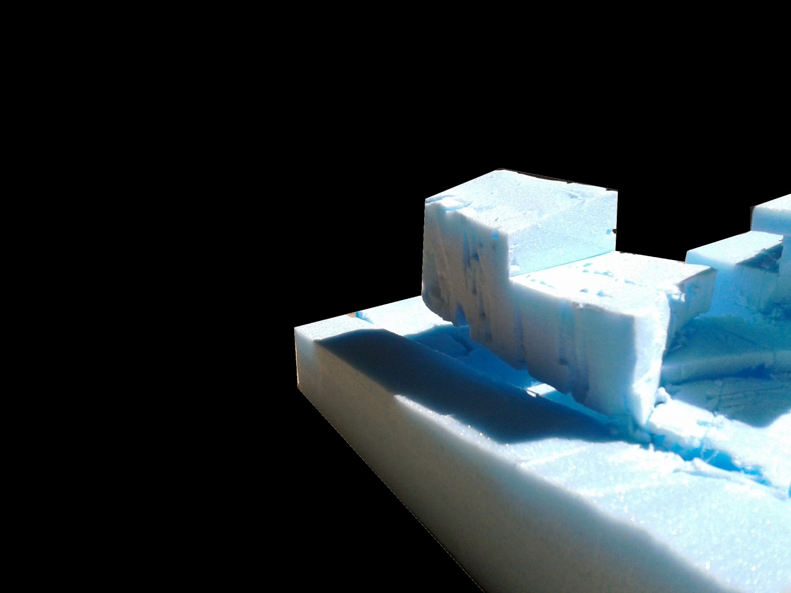 StudioCollaboration Carved Styrofoam Model