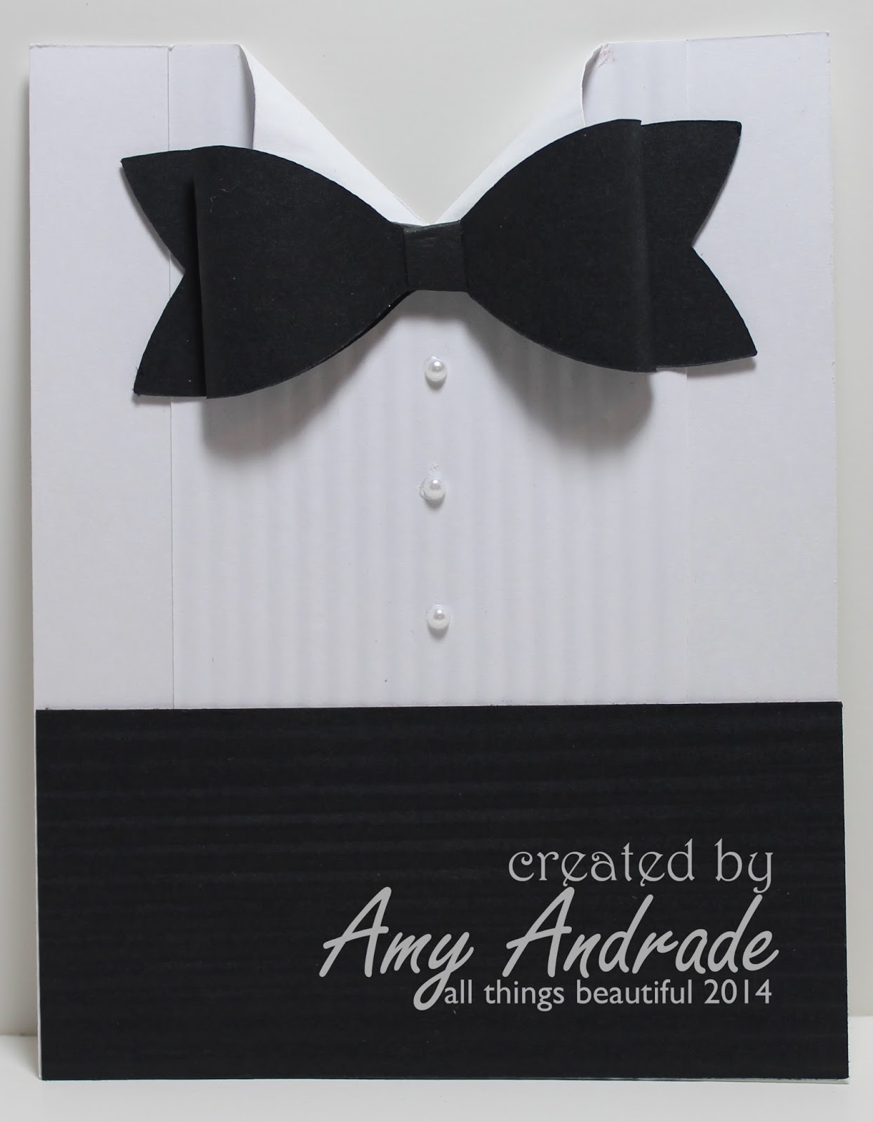 all things beautiful Card Making Monday 36 Suit & Tie