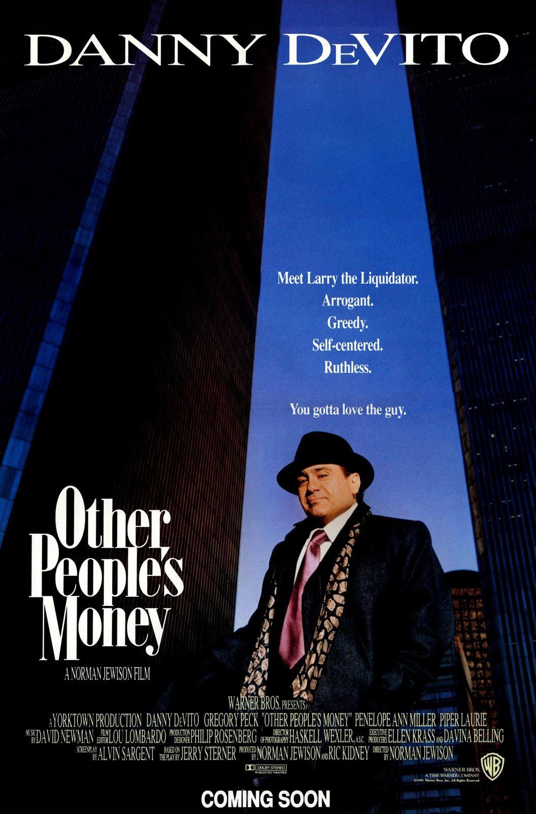 Larry le liquidateur (1990) Norman Jewison - Other people's money (26.10.1990 / 23.02.1991)