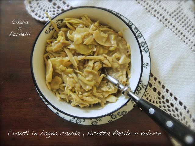 bagna cauda con crauti, facile e veloce