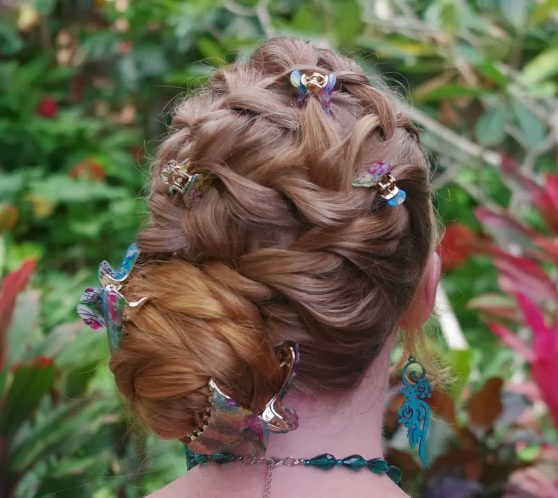 Braids & Hairstyles for Super Long Hair BasketWeave Updo