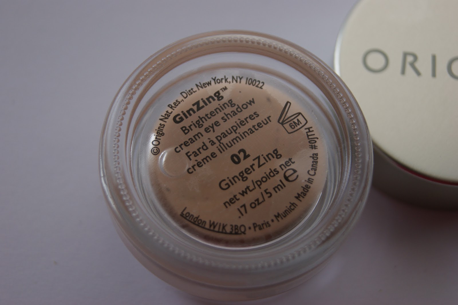 Origins GinZing Brightening Cream Eyeshadow in Ginger Zing Review