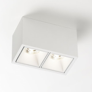 DELTALIGHT BOXY 2 L+ LED 2733 WHITE-WHITE - CEILING SURFACE MOUNTED - 251678223W-W