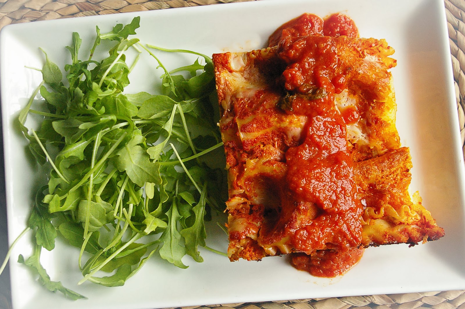 The Yum Yum Factor Three Cheese Lasagna with Marcella's Marinara