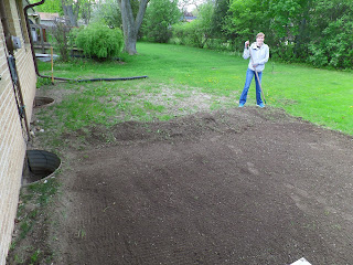 My wife tills the soil