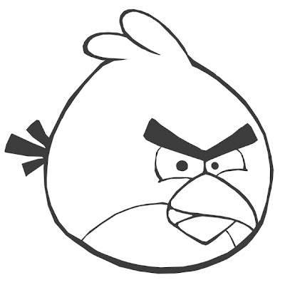Angry Birds Printable Coloring Pages