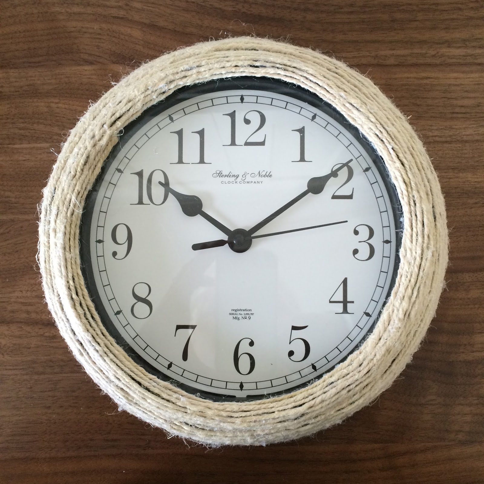 Easy DIY Rope Clock Lou Lou Girls