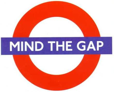 Mind the gap logotyp