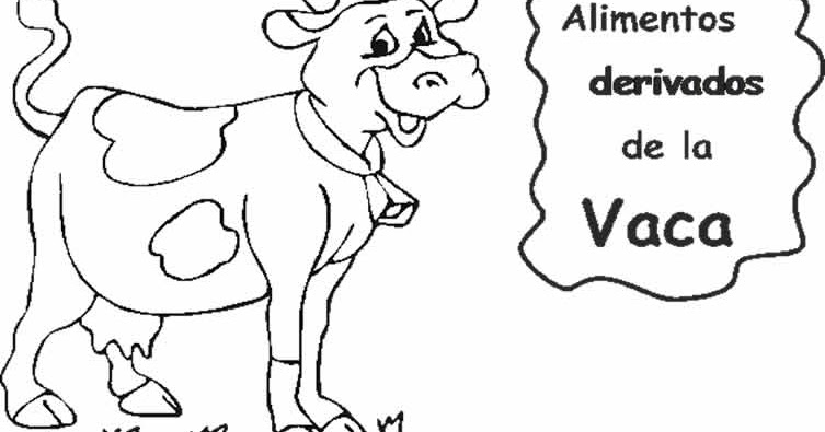 Cuentosdedoncoco Com Derivados De La Vaca Para Colorear