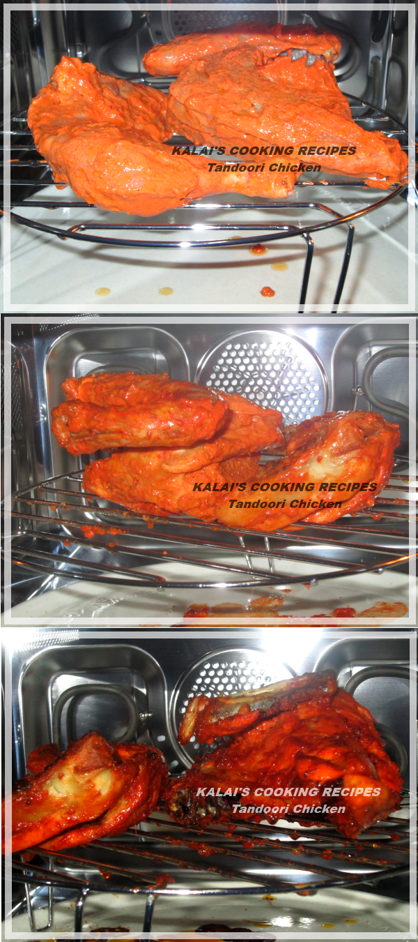 KALAI'S COOKING RECIPES Simple Soft Tandoori Chicken Murg Tandoori