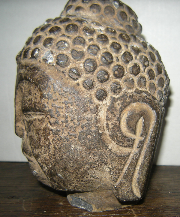 Antique Chinese Carved Stone Buddha Head Statue, Or Not?