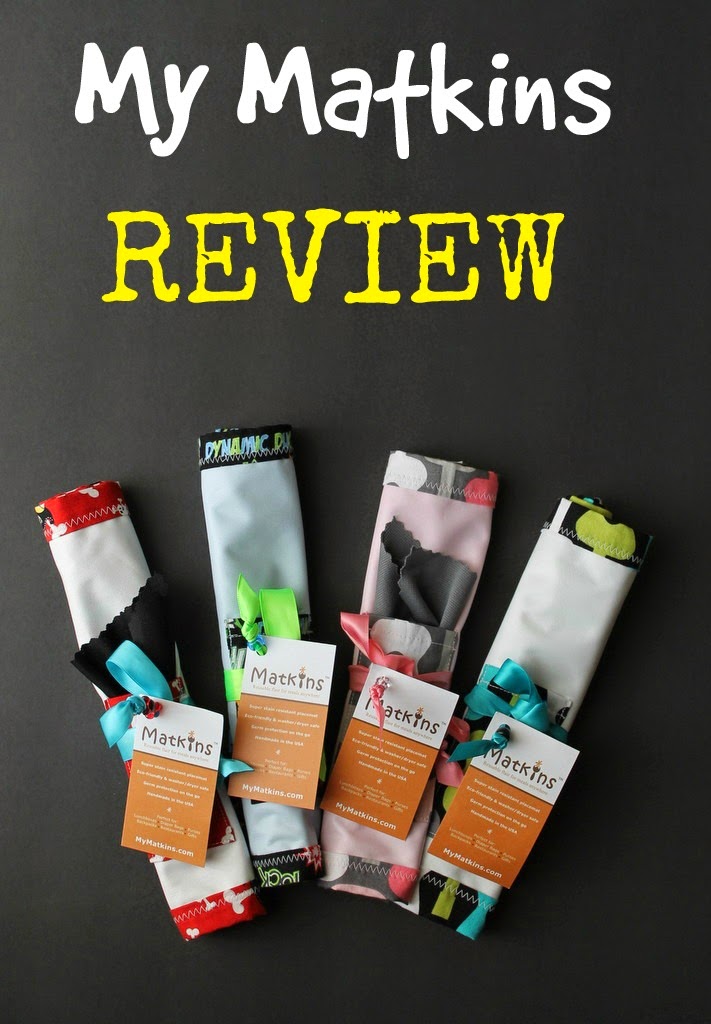 Mamabelly's Lunches With Love Matkins Reusable Placemats Review