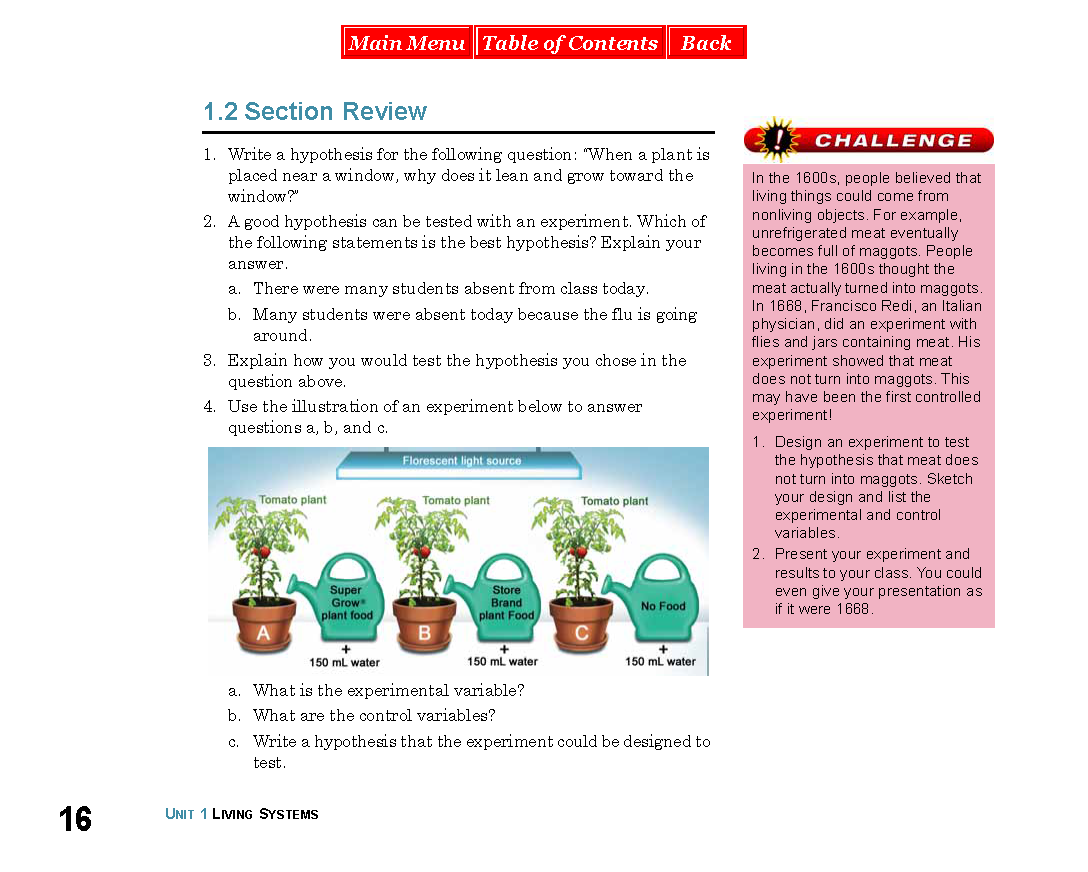 Week 6: Thursday, October 2, 2014 | Miss Durant's Science Class