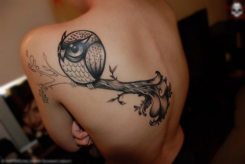 Tattoo Symbols - Popular Tattoo Owl and Motifs -011