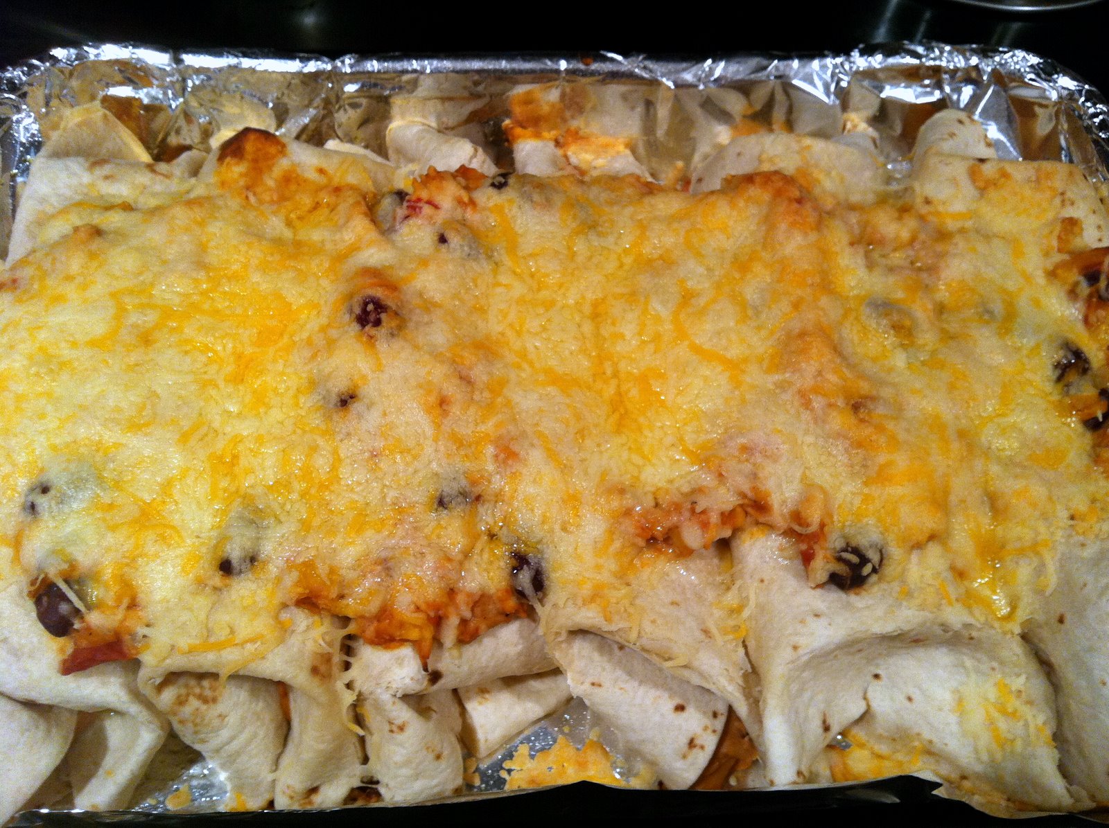 Under The Sun Crafts: Twice Baked Chicken Enchiladas