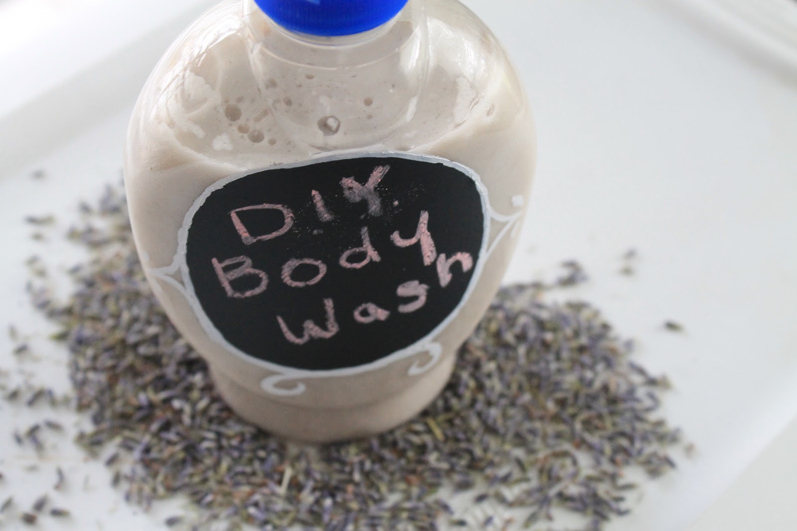 Seeking EcoChic Homemade Lavender bodywash