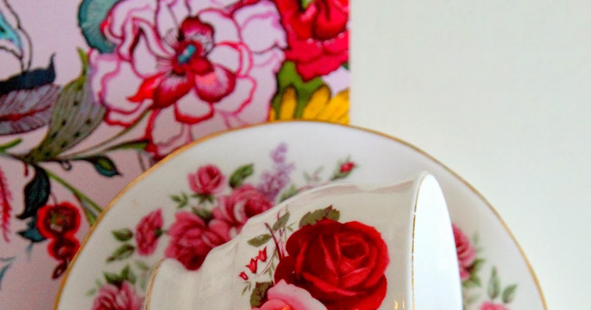 Madelief Vintage tea cup and coffee cup giveaway