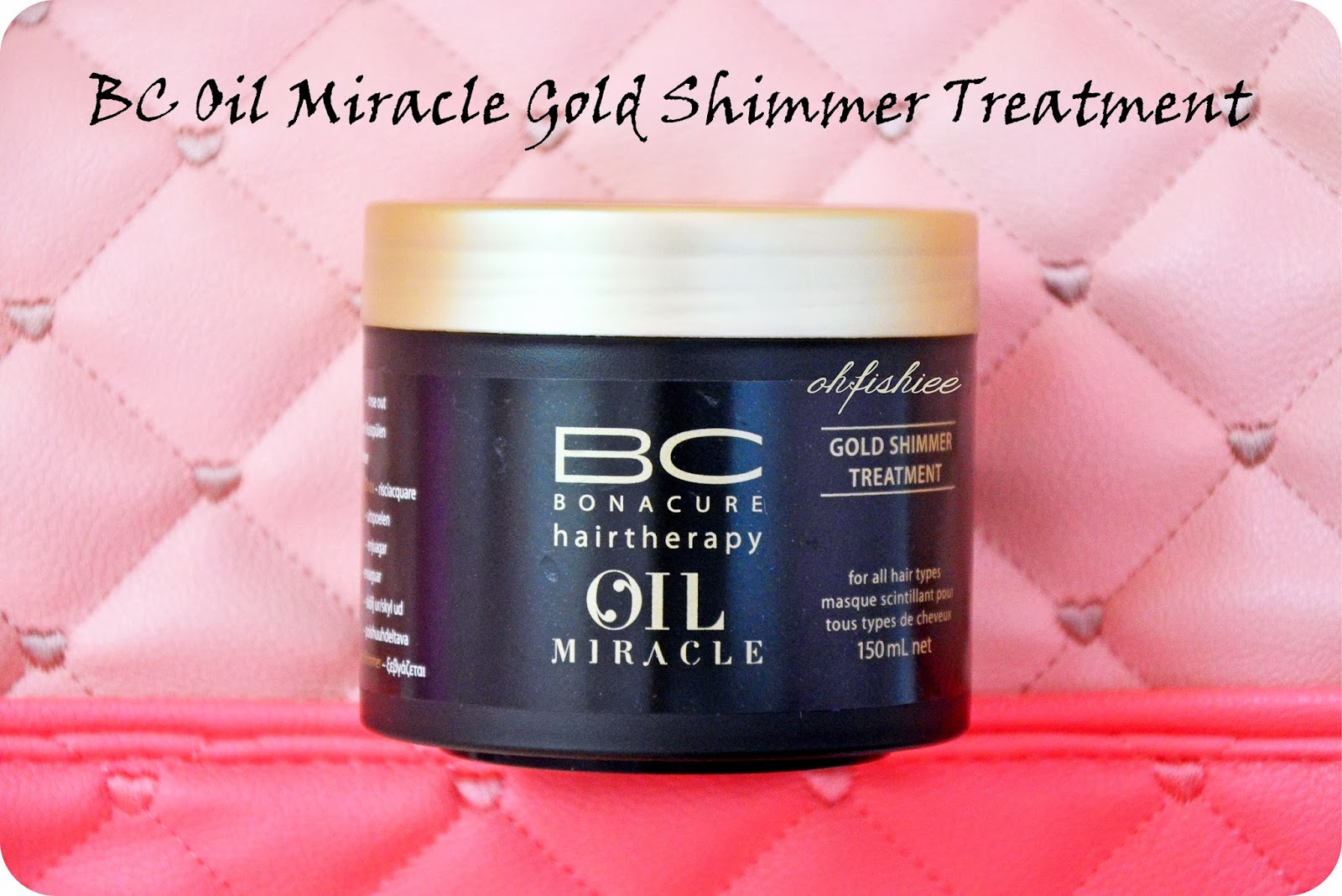 oh{FISH}iee Review Schwarzkopf BC Hair Therapy Series