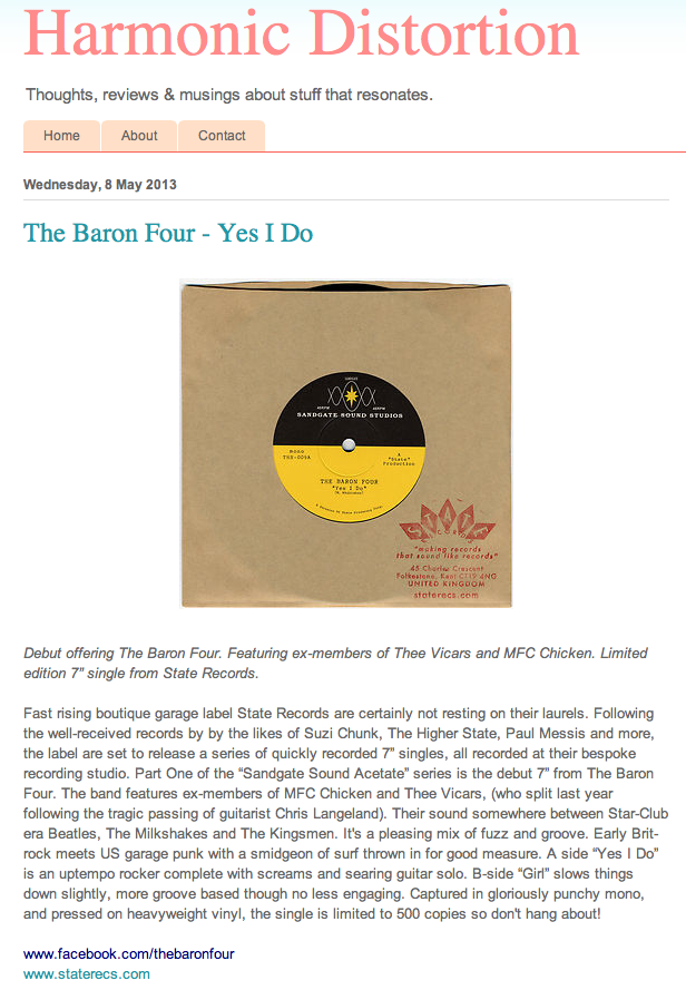 No Other Press Publicity For Companies That Go One Step Further The Baron Four Review Harmonic Distortion no other press publicity for companies that go one step further the baron four review harmonic distortion