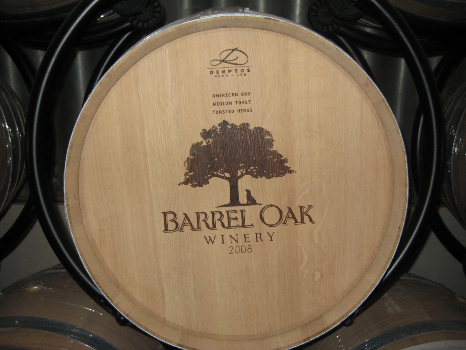 A Rousing Vine Barrel Oak Winery September 2008