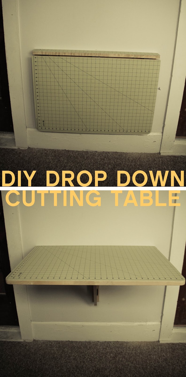 Grosgrain DIY Drop Down Cutting Table