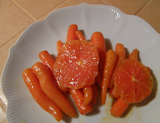 Plate of Orange Spiced Carrots