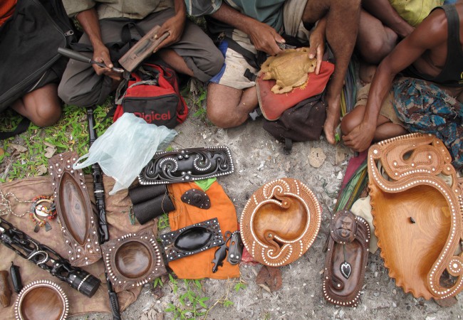 buai at the market, buai is the legal drug of choice in PNG…