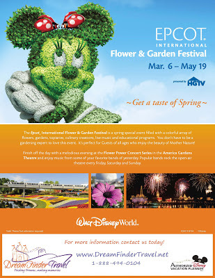 Disney Flower & Garden Festival DreamFinder Travel DreamFinder Travel Epcot Flower and Garden