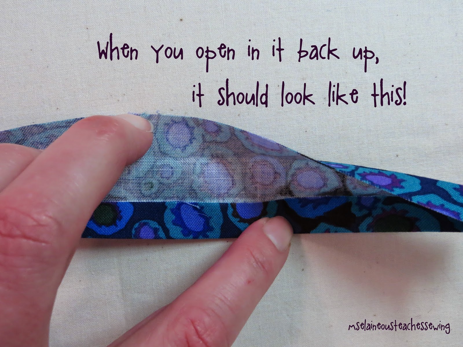 Ms. Elaineous Teaches Sewing How to Make Extra Wide Double Fold Bias Tape
