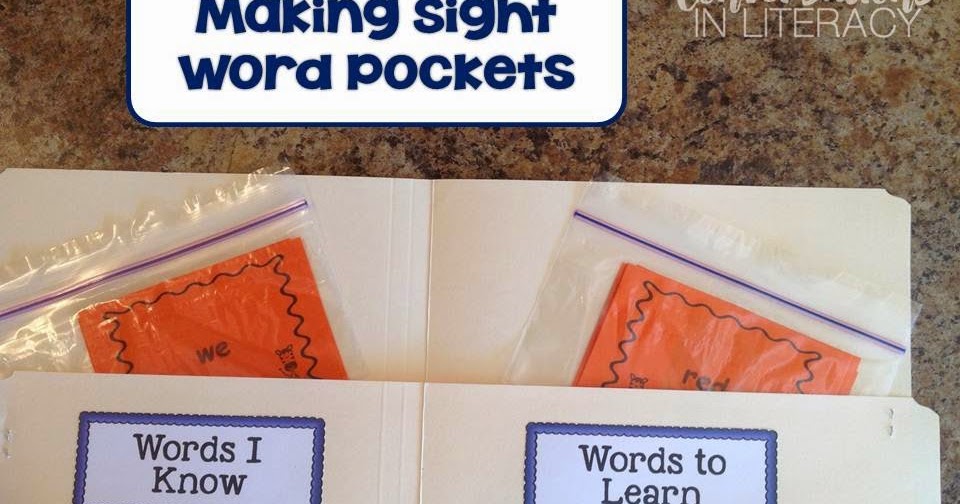 Conversations in Literacy Word Pockets