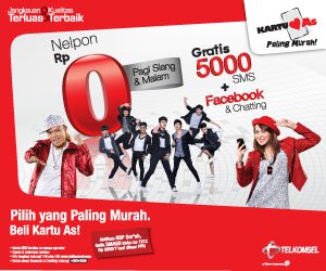 Cara SMS Gratis Kartu AS Telpon Murah Gratis Nelpon gratis facebook gratis chating