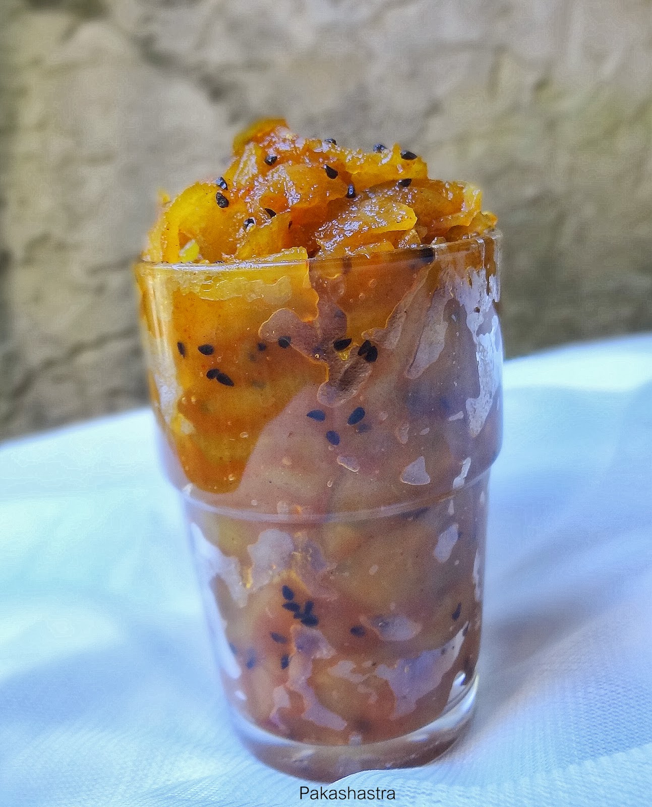 Pakashastra Hot 'n Sweet Raw Papaya Pickle