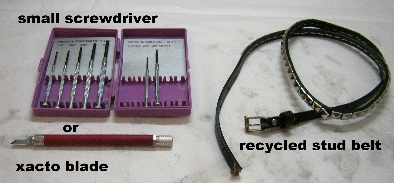 Trina is artsy fartsy How To Put Studs on a Patch Jacket