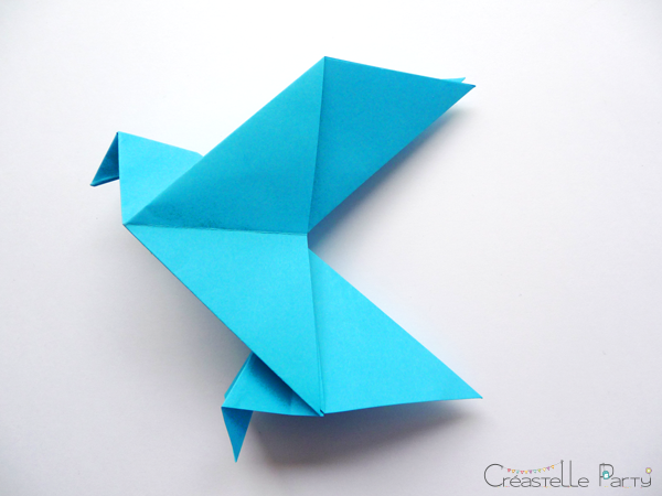 DIY colombe origami dove