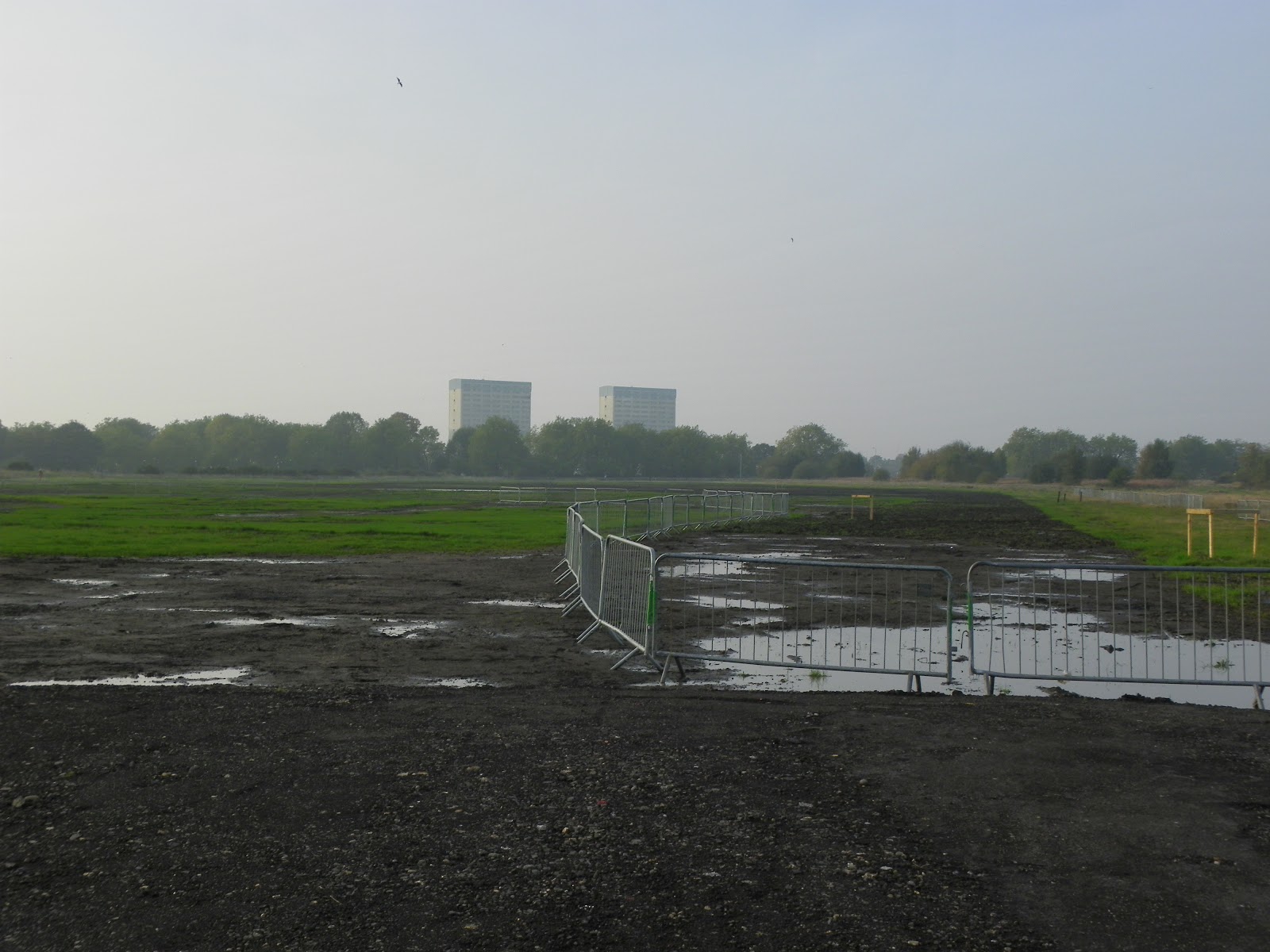 Random Blowe Why Hold Firework Night On Ravaged Site of Olympic Police Base on Wanstead Flats?