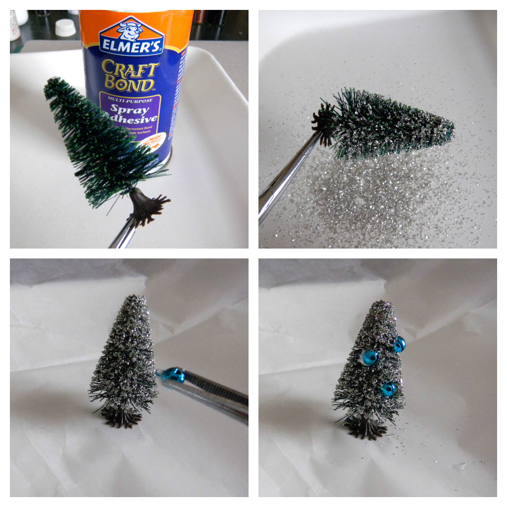 ginderellas Glitter Bottle Brush Tree