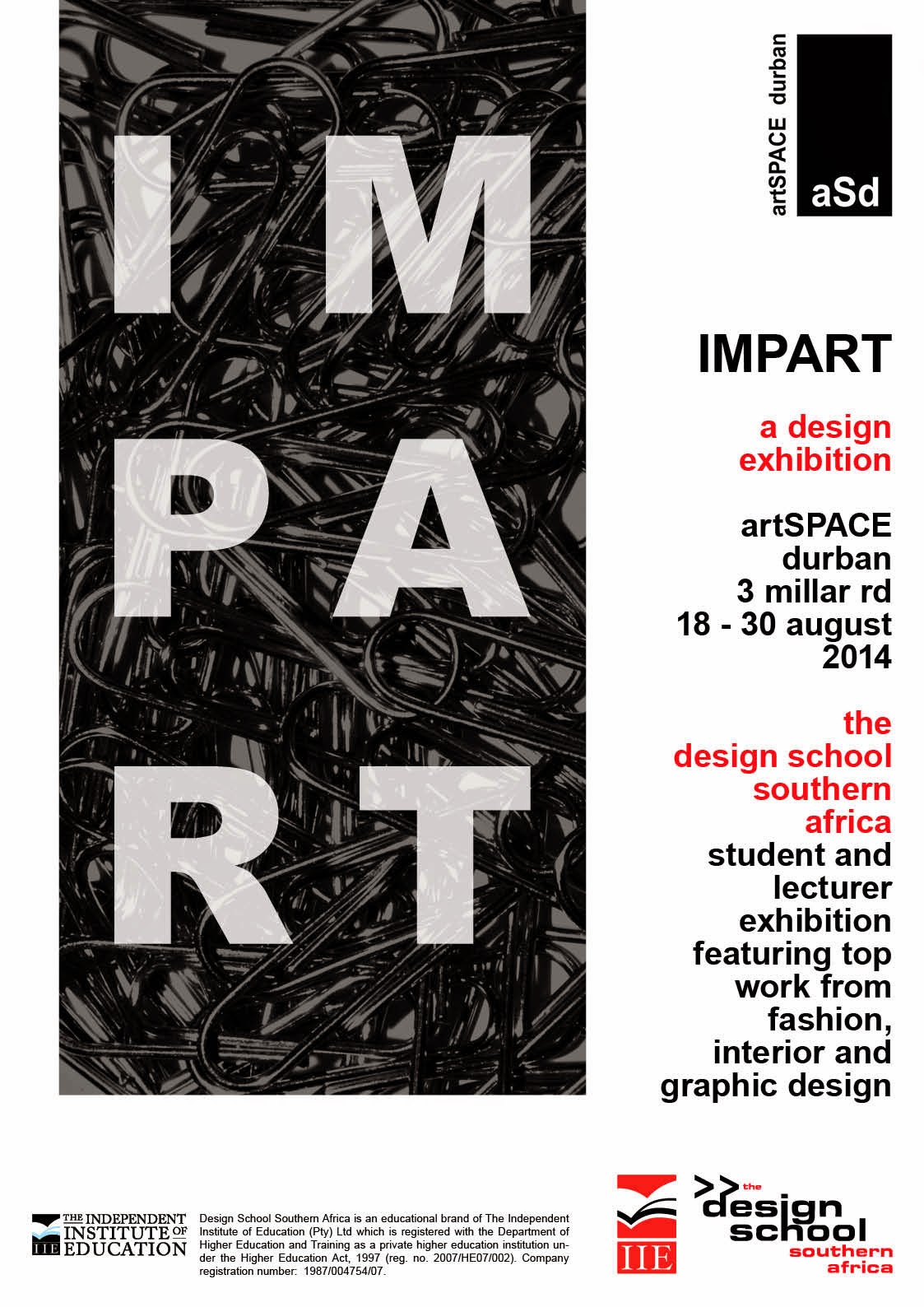 artSPACE durban “Impart” Design School Southern Africa