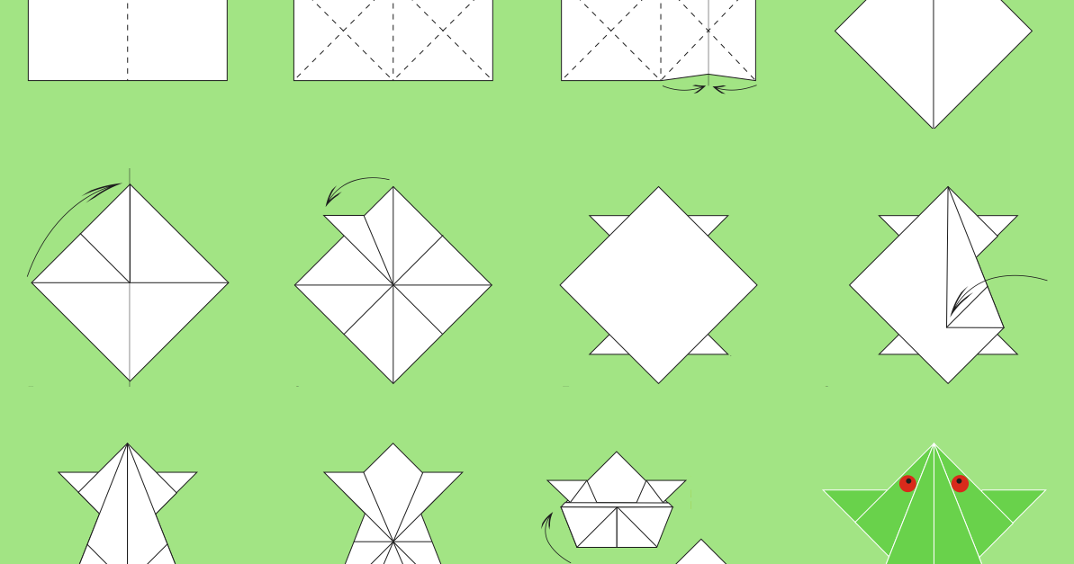 origami paper folding step by step easy origami instructions for kids